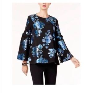 Alfani floral Print Top